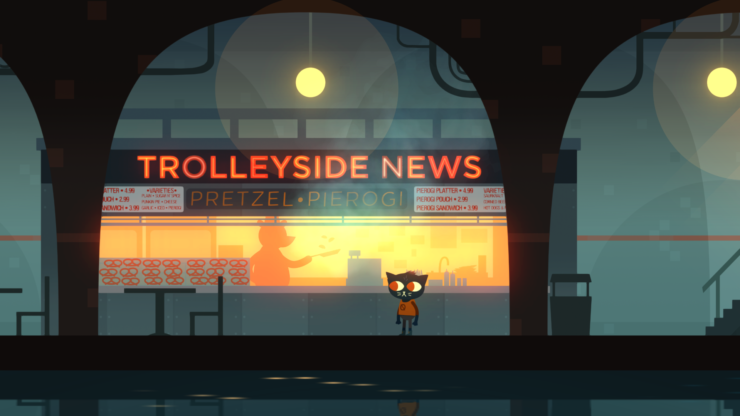 Night in the woods