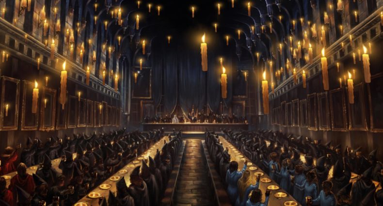 Harry Potter comedor Hogwarts-Harry Potter