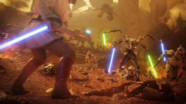 Geonosis Battlefront 2 grievious