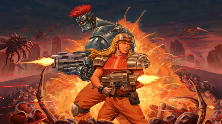 Arte de Blazing Chrome