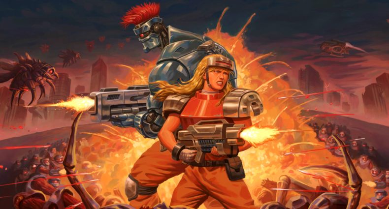 Arte de Blazing Chrome